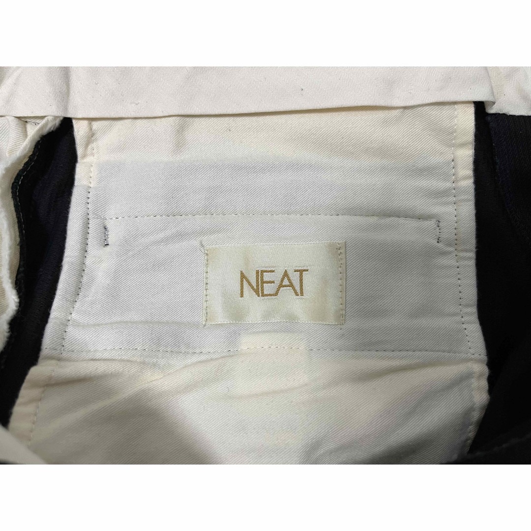 COMOLI(コモリ)のNEAT Cotton Kersey｜Black - Tapered メンズのパンツ(スラックス)の商品写真