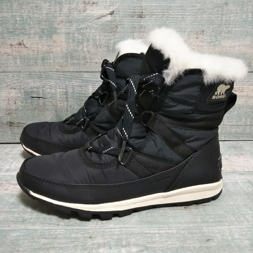 SOREL(ソレル)の美品   Sorel   スノーブーツファー   ブラック レディースの靴/シューズ(ブーツ)の商品写真