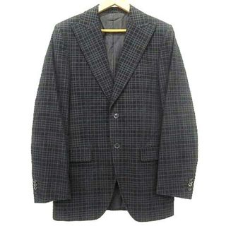 未使用品◆DOLCE＆GABBANA ドルチェ＆ガッバーナ 銀ボタン 厚手 シングルジャケット/テーラードジャケット ブラック 46 伊製 正規品