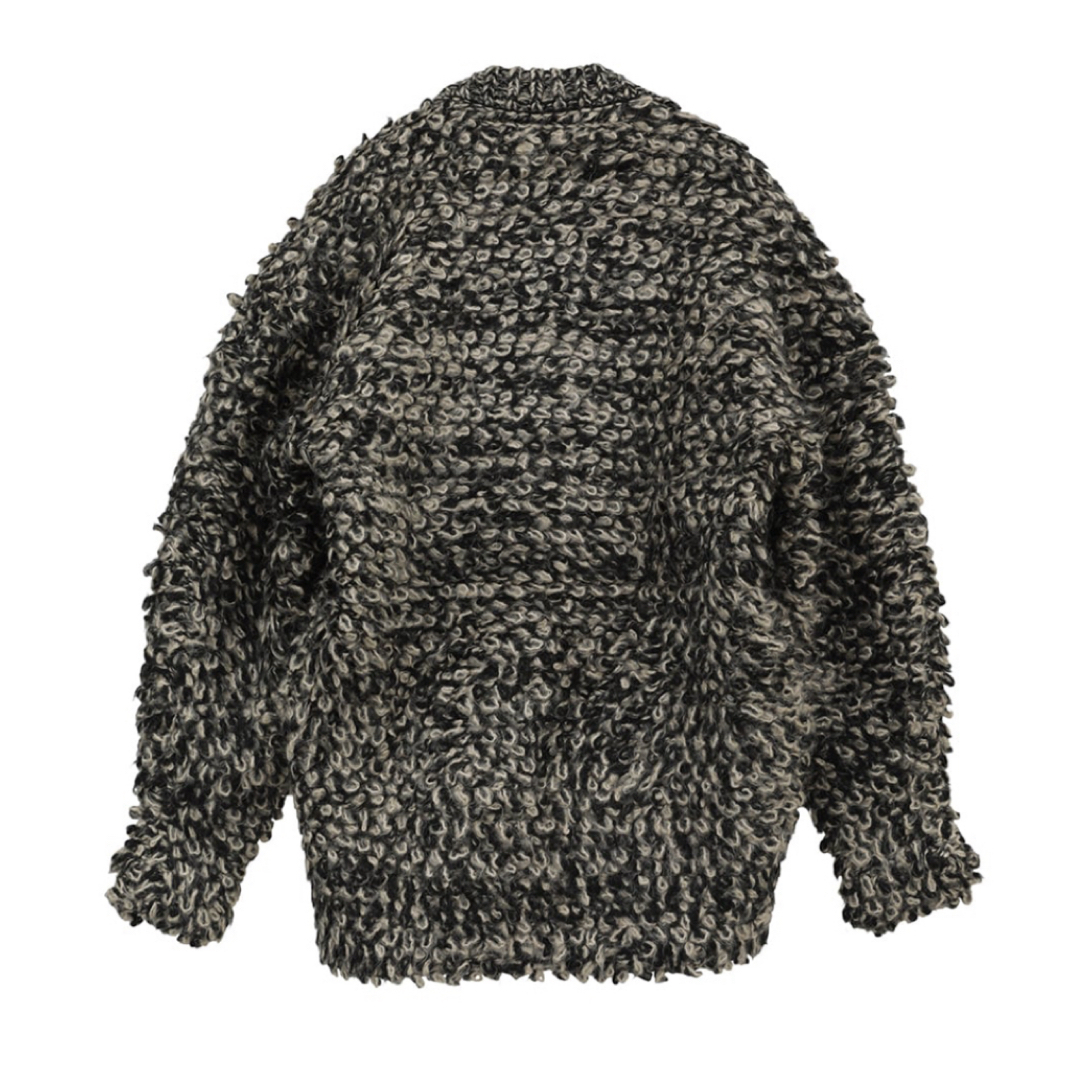 clane MIX LOOP MOHAIR KNIT TOPS