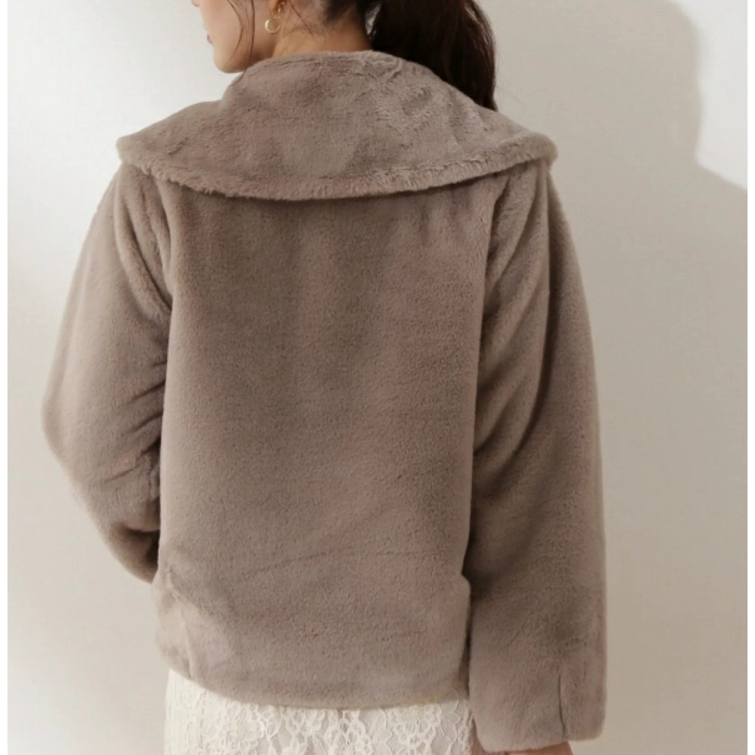 PROPORTION BODY DRESSING - 新品☆ビッグカラーフェイクファー PROPORTION BODY DRESSING - 新品☆ビッグカラーフェイクファー