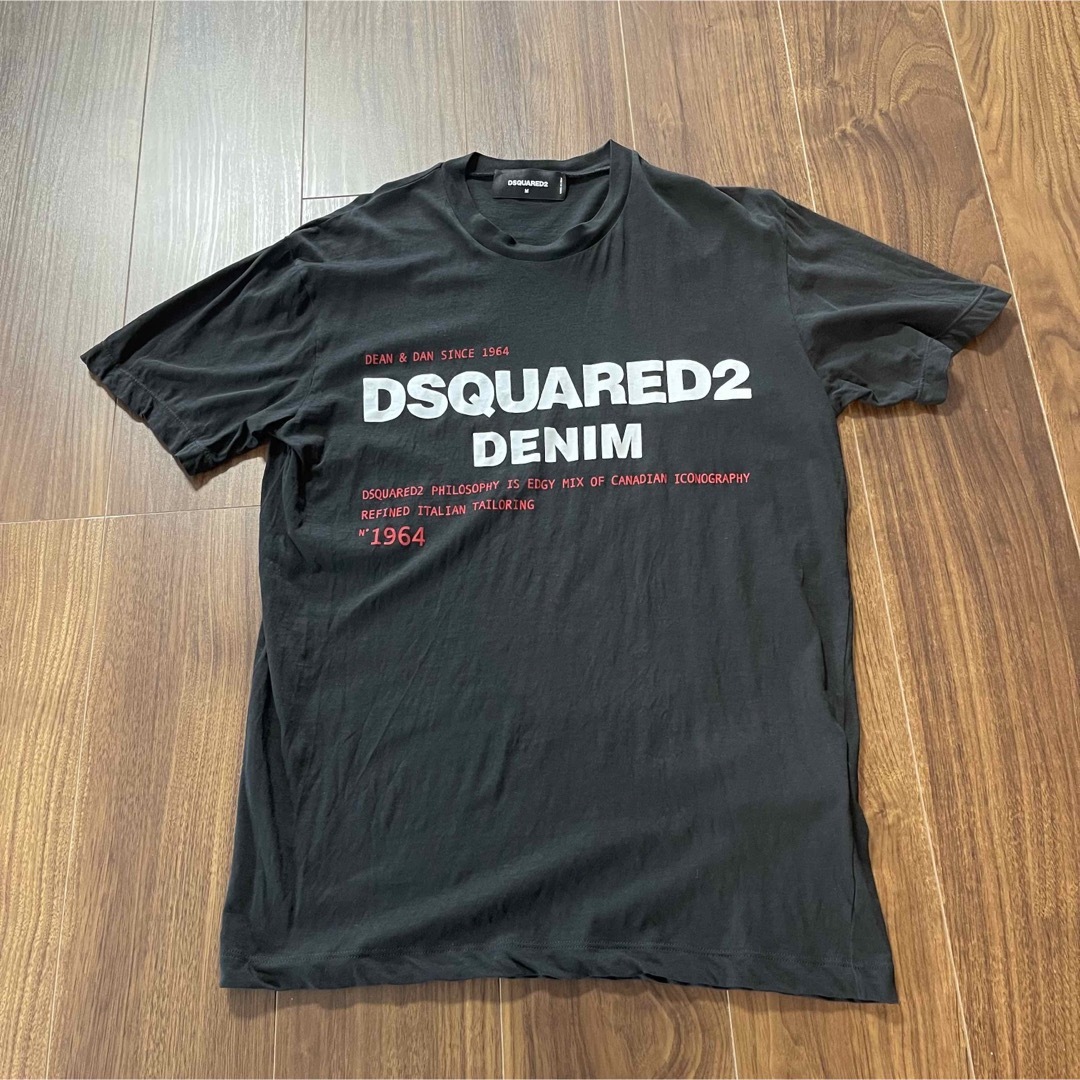 【24時間配送】dsquared2 ディースク　Tシャツ　黒　半袖