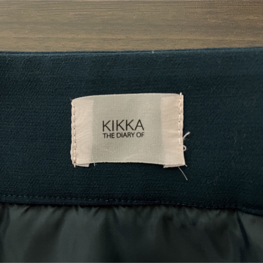 KIKKA THE DIARY OF(キッカザダイアリーオブ)の【KIKKA THE DAIRY OF】巻きスカート ブルー SIZE 38 レディースのスカート(ひざ丈スカート)の商品写真