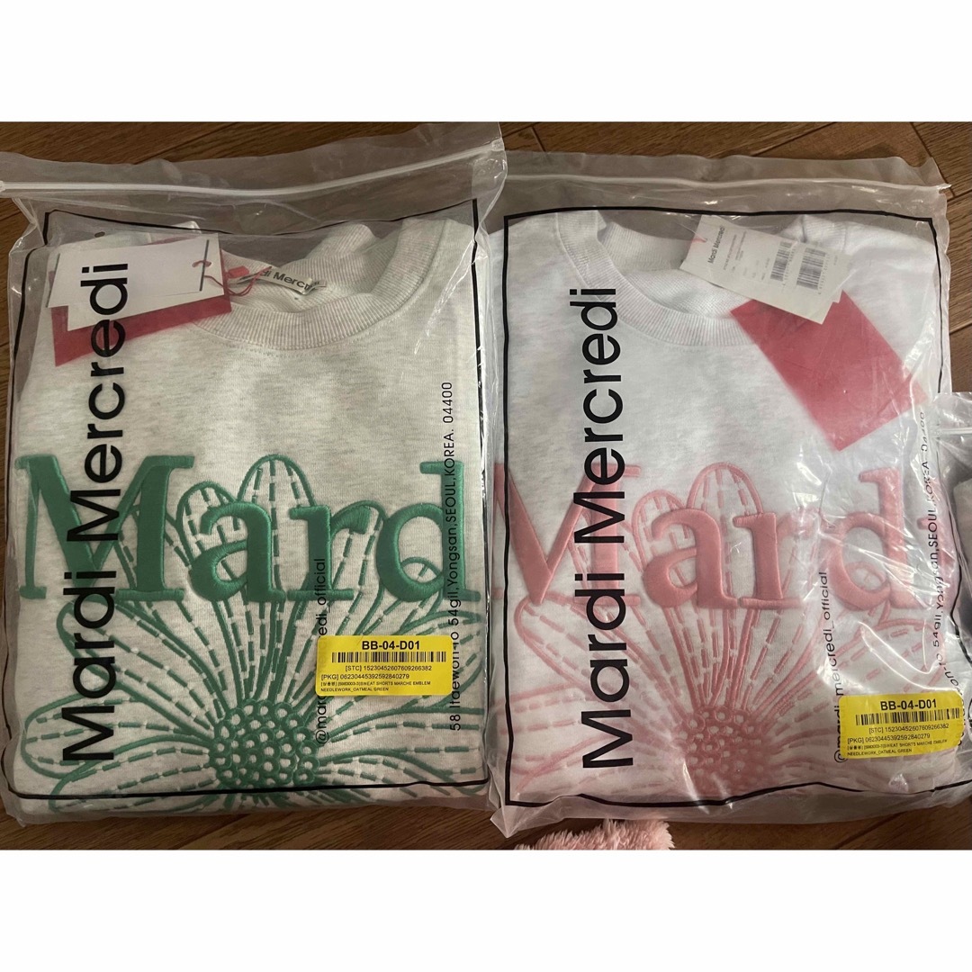 マルディメクルディ Mardi Mercredi スウェット刺繍、二枚セット | フリマアプリ ラクマ
