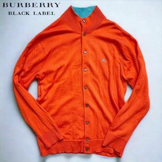 バーバリーブラックレーベル(BURBERRY BLACK LABEL)のBUBERRY BLACK LABEL ニットカーディガン ハイネック L(カーディガン)