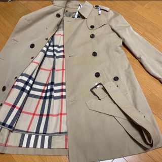 バーバリー(BURBERRY)の美品★バーバリーロンドン ライナー付トレンチコート 36★15万円　クリーニング(トレンチコート)