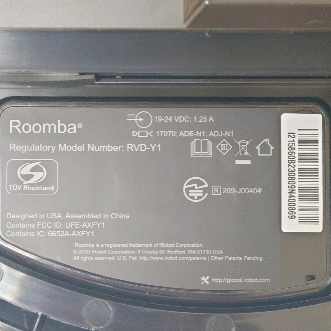 iRobot Roomba i2 RVD-Y1 ロボット掃除機　ルンバ【美品】