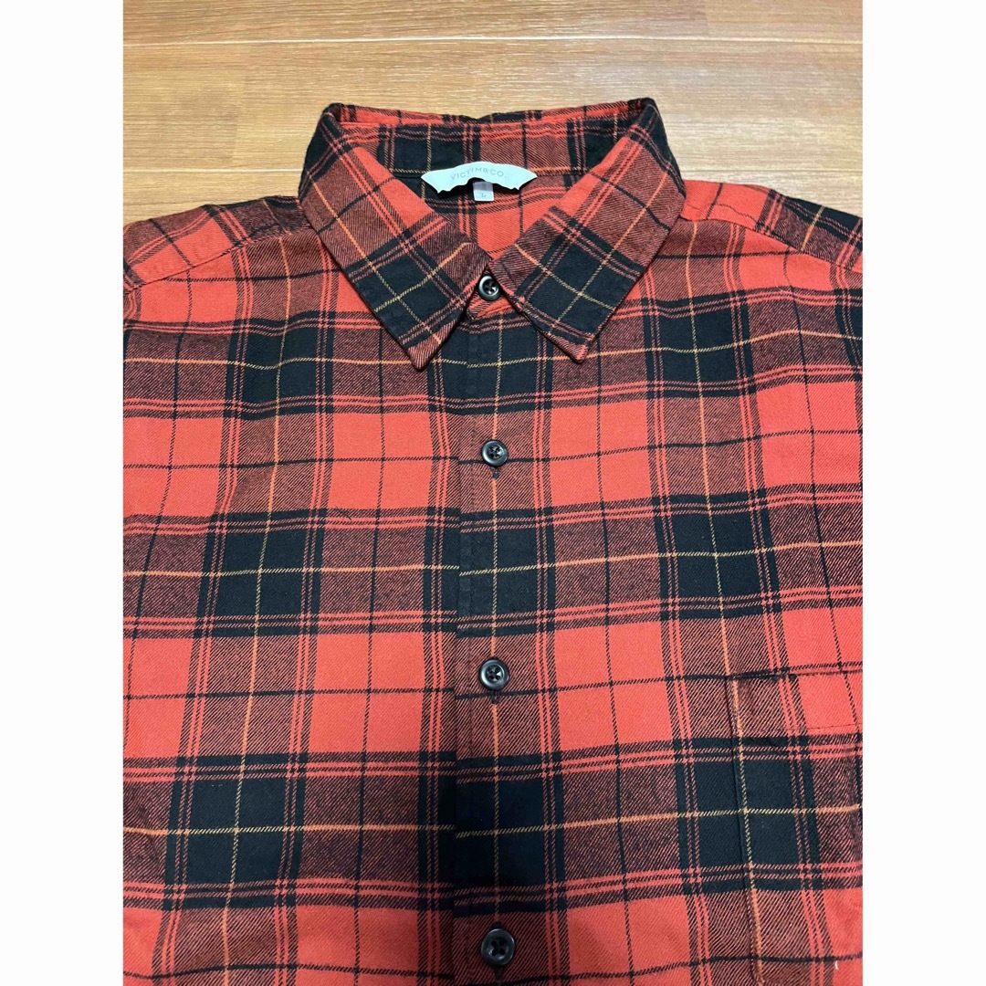 レア　VICTIM ヴィクティム　DAMEGE CHECK SHIRTS 新品