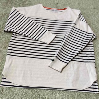 セイル(SAIL)のカットソー 長袖 バスク バスクシャツ お尻が隠れる 楽ちん ゆったり ワイドシ(Tシャツ(長袖/七分))