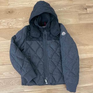 モンクレール(MONCLER)のモンクレール　ウールダウン　0  グレー　百貨店購入　MONCLER(ダウンジャケット)