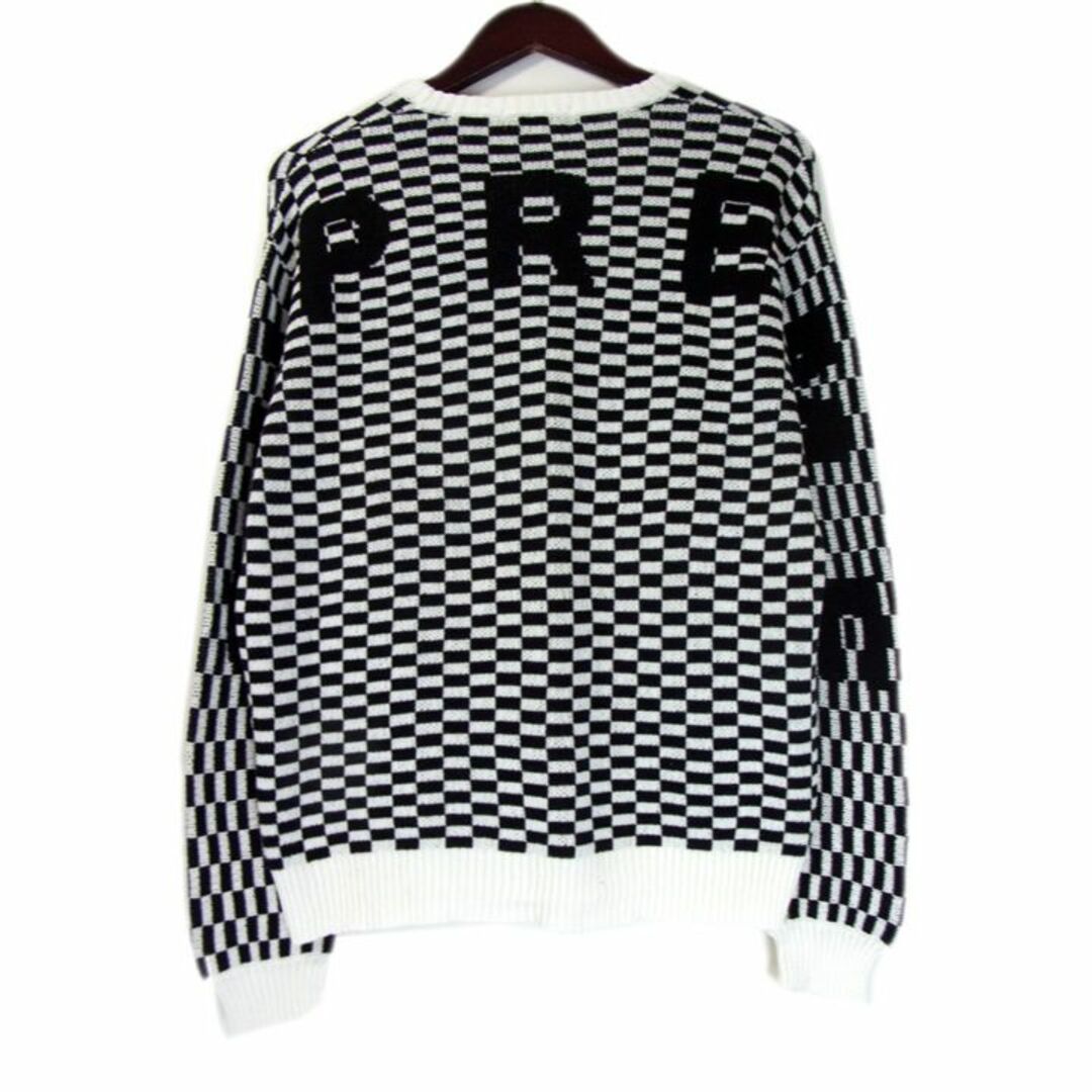 シュプリーム Supreme ■ 20SS 【 Back Logo Sweater Checkerboard 】 バック ロゴ スウェット ニット  セーター　w16181