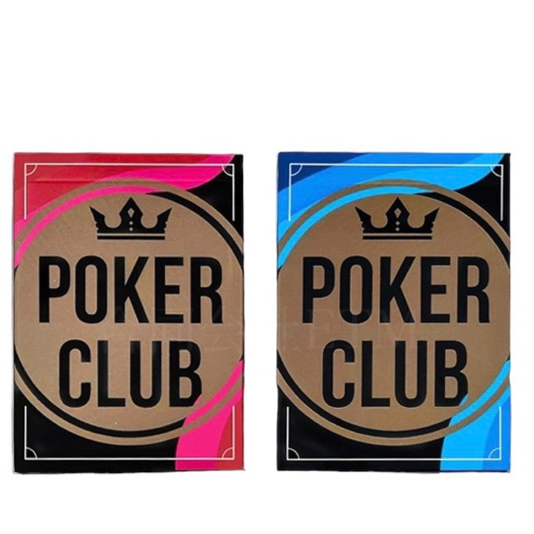 POKER CLUB 赤・青 ポーカー用プラスチックトランプ エンタメ/ホビーのテーブルゲーム/ホビー(トランプ/UNO)の商品写真