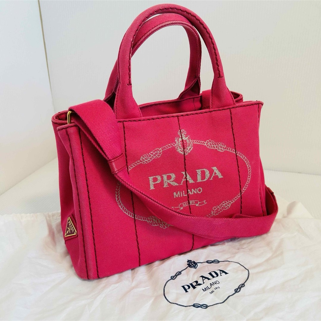 【即購入可】美品！！PRADA ショルダーバッグ　ピンク