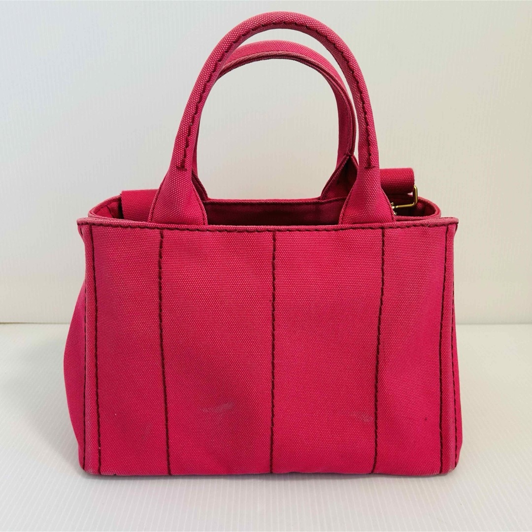美品 プラダ カナパ 2way ショルダーバッグ ハンドバッグ ピンク 斜め掛け 美品 プラダ カナパ 2way ショルダーバッグ ハンドバッグ ピンク 斜め掛け
