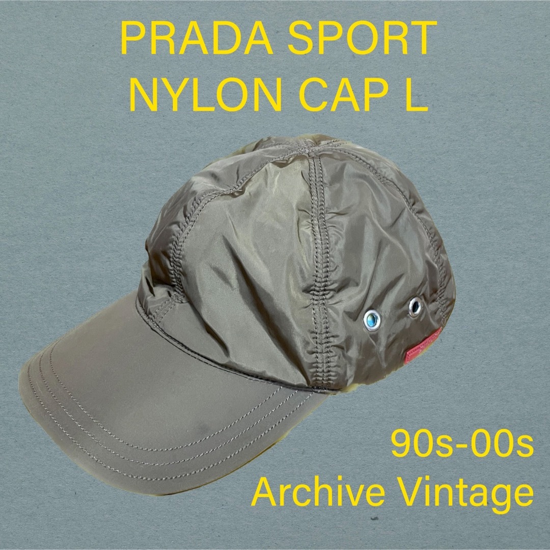 90s~00s VINTAGE PRADA SPORT NYLON CAP