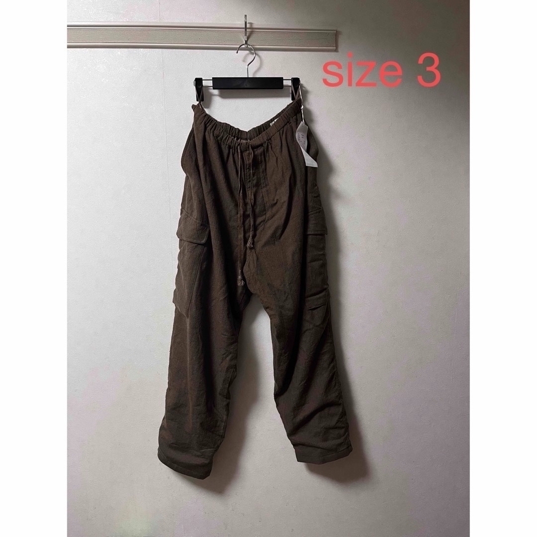 COMOLI - COMOLI 23AW 縮絨ウール 6Pパンツ（カーキ）size 3の通販 by ...