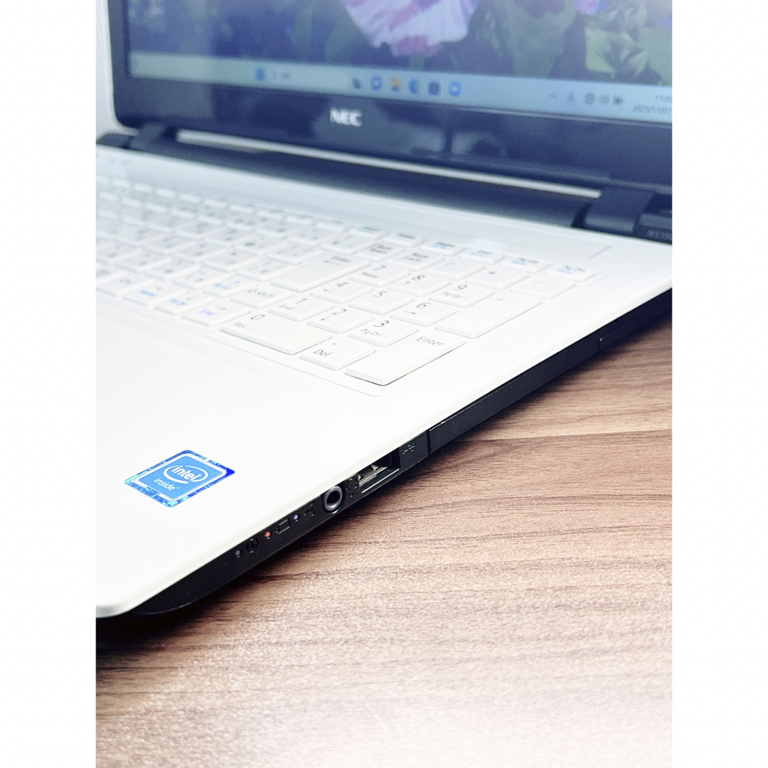 NEC - 【限定1台】 大容量750GB❗️すぐ使える✨NEC 白い ノート