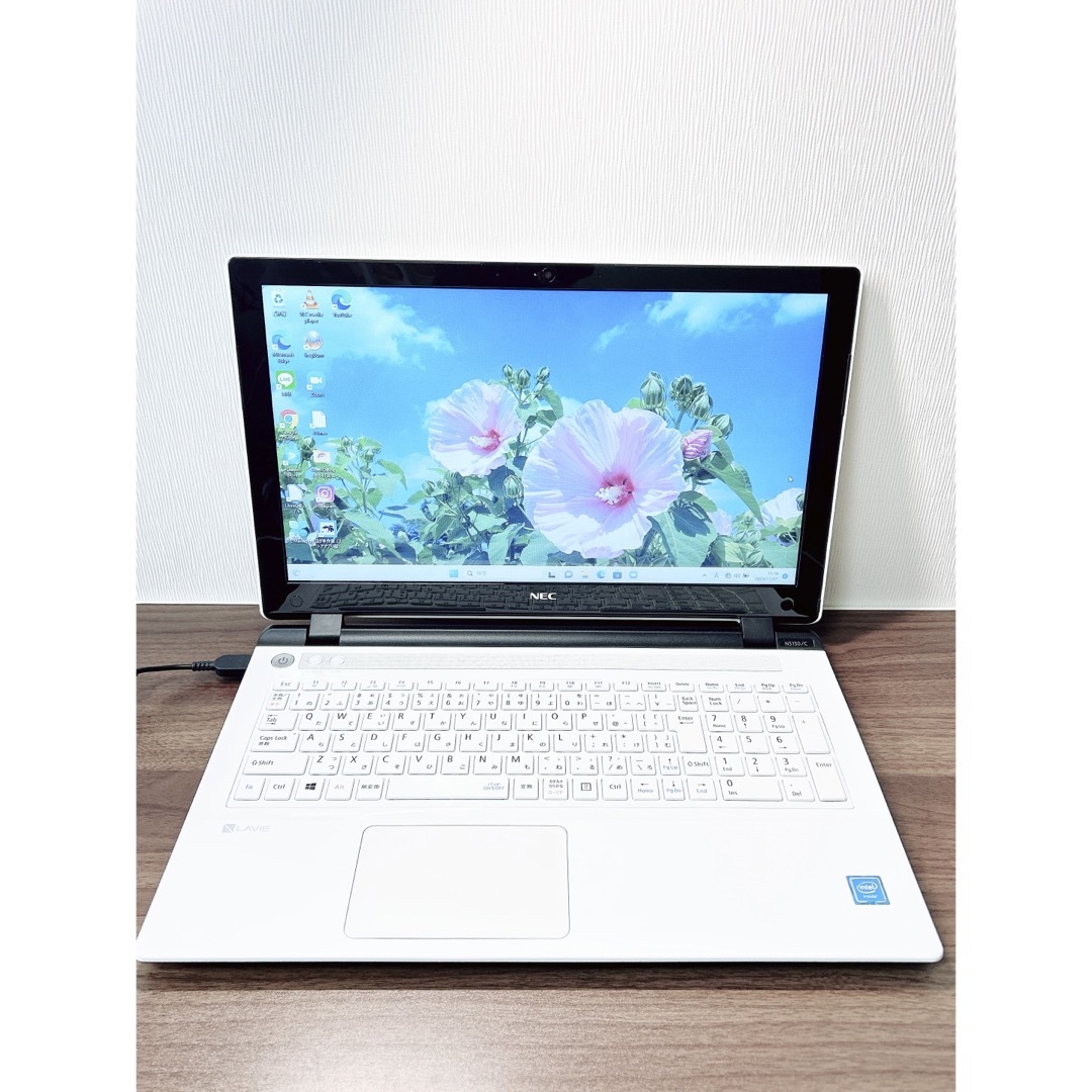 NEC - 【限定1台】 大容量750GB❗️すぐ使える✨NEC 白い ノート