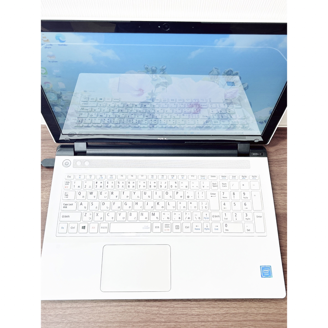 NEC - 【限定1台】 大容量750GB❗️すぐ使える✨NEC 白い ノート