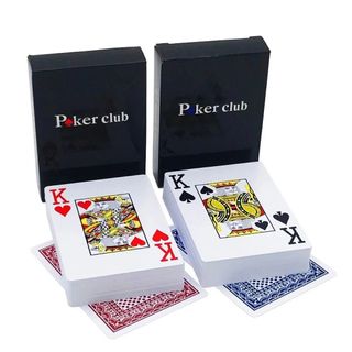 Poker club 2デッキ プラスチック製ポーカー用トランプ(トランプ/UNO)