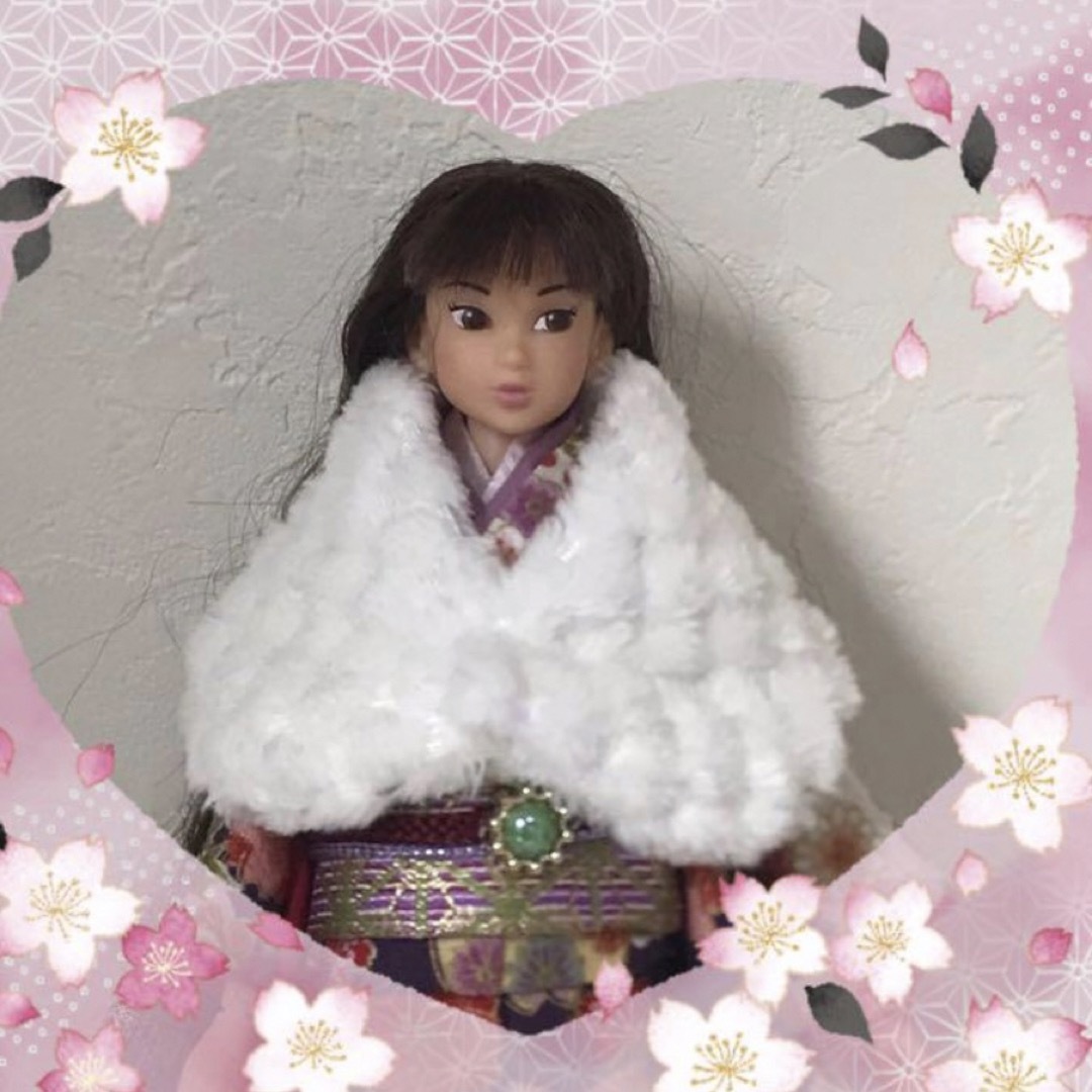 人形のショール　5色 ハンドメイドのぬいぐるみ/人形(人形)の商品写真