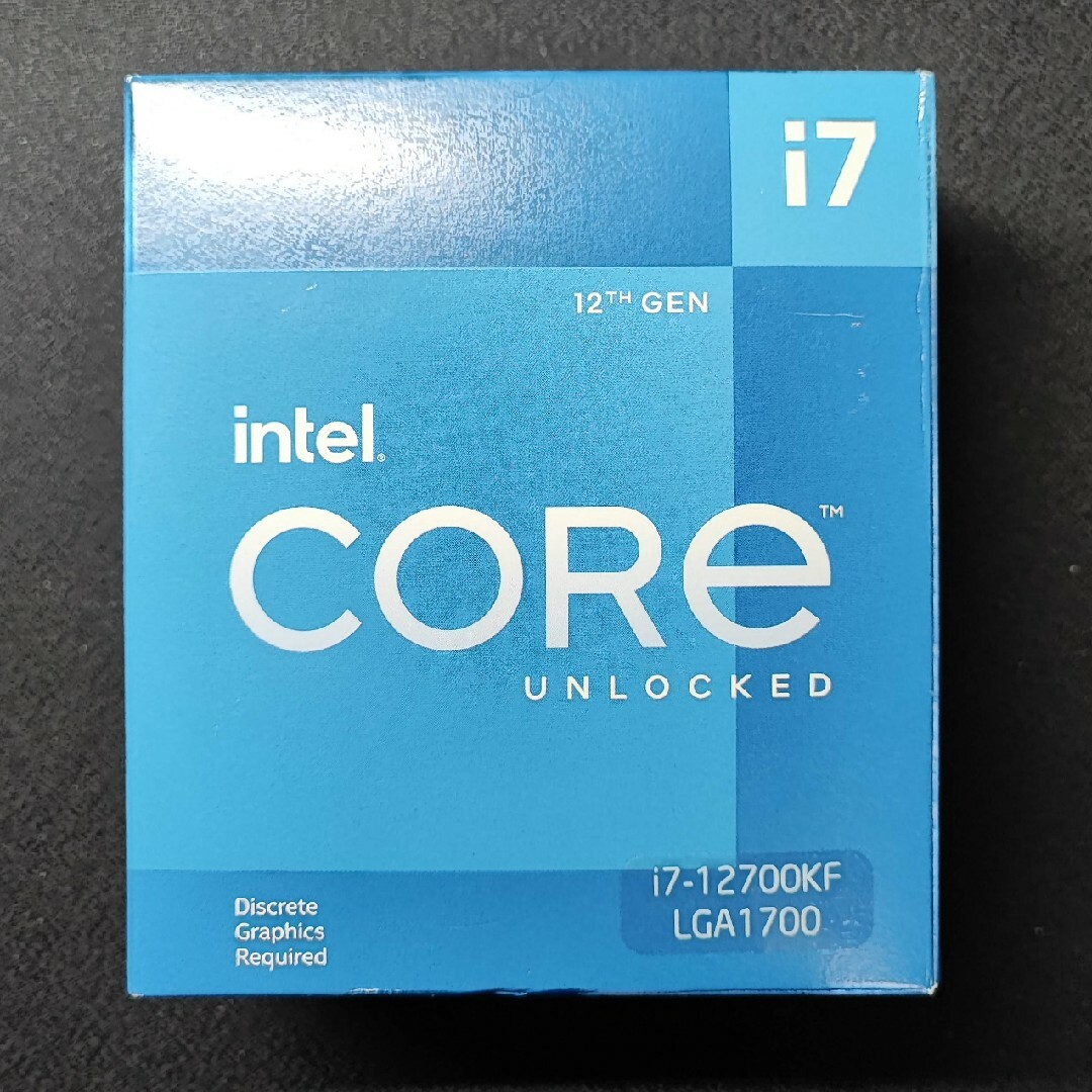 intel core i7 12700KF CPU 新品 未開封