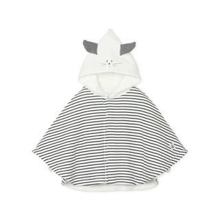 プチバトー(PETIT BATEAU)の耳付きマリニエールケープ プチバトー  ポンチョ　キッズアウター (ジャケット/コート)