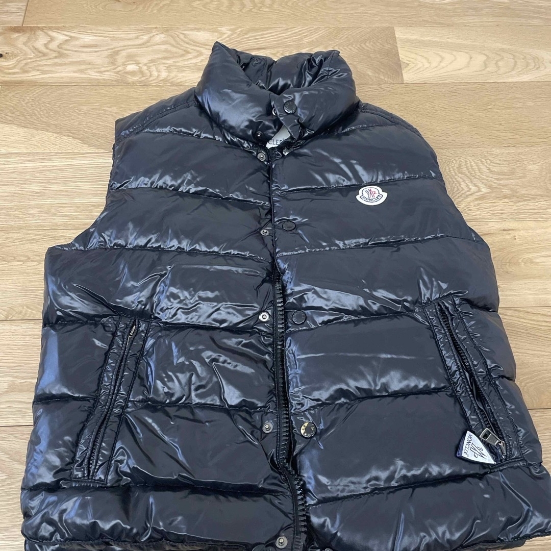 モンクレール　ベスト　黒　1   MONCLER 百貨店購入