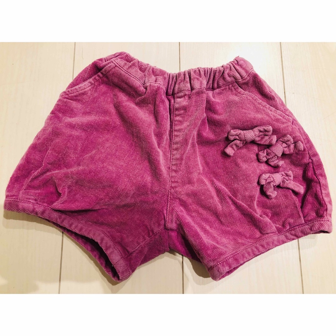 hakka kids(ハッカキッズ)のhakka kids コーデュロイ ショートパンツ キッズ/ベビー/マタニティのキッズ服女の子用(90cm~)(パンツ/スパッツ)の商品写真