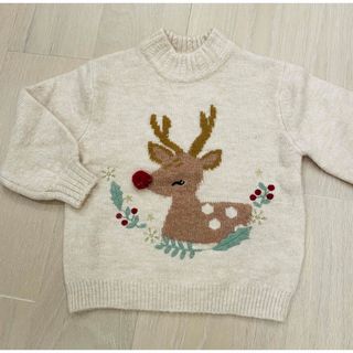 ザラキッズ(ZARA KIDS)のザラ キッズ クリスマス トナカイ ニット セーター(ニット)