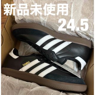 アディダス(adidas)のadidas SAMBA LEATHER 新品 24.5 アディダス サンバ(スニーカー)