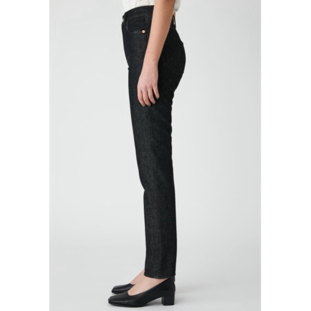 moussy(マウジー)のPLAIN JEANS BLK STRAIGHT SLIM レディースのパンツ(デニム/ジーンズ)の商品写真