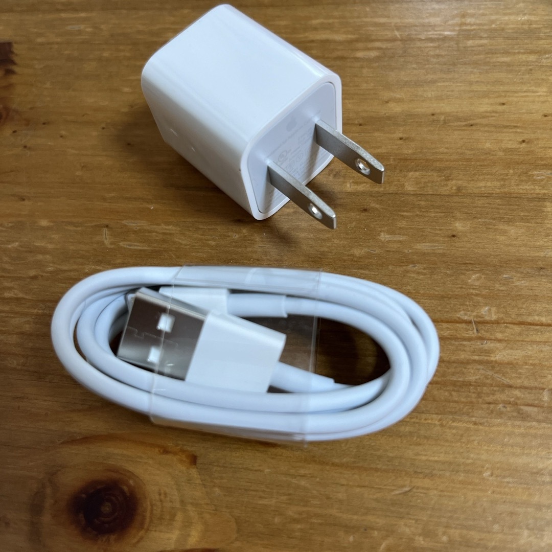 Apple(アップル)の【Apple純正】新品・未使用⭐︎イヤホンと充電ケーブルセット スマホ/家電/カメラのスマホアクセサリー(ストラップ/イヤホンジャック)の商品写真