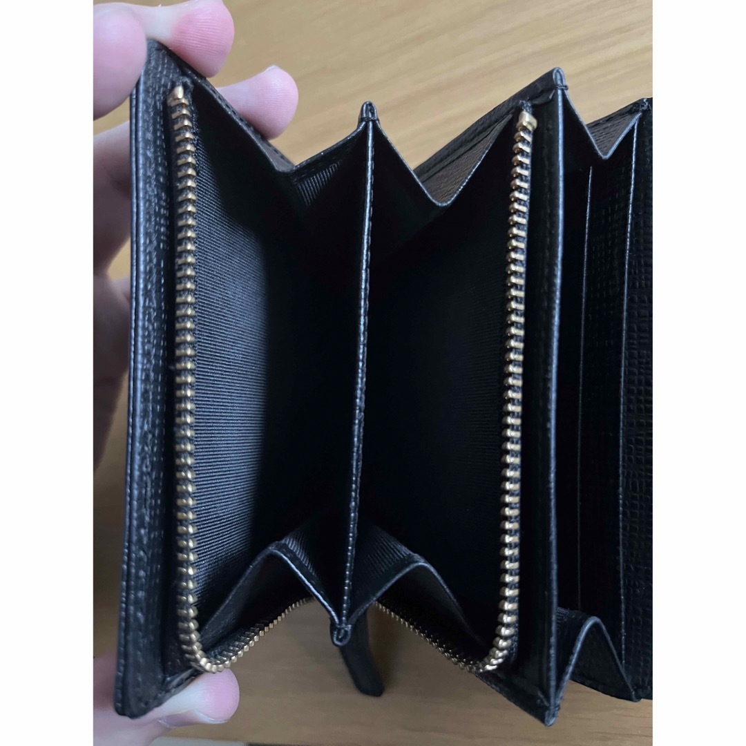 【最終値下げ♡新品未使用】アニエスベー 折り財布 レザー ブラック