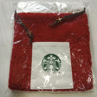 スターバックスコーヒー(Starbucks Coffee)のスターバックス　ボア巾着(ノベルティグッズ)