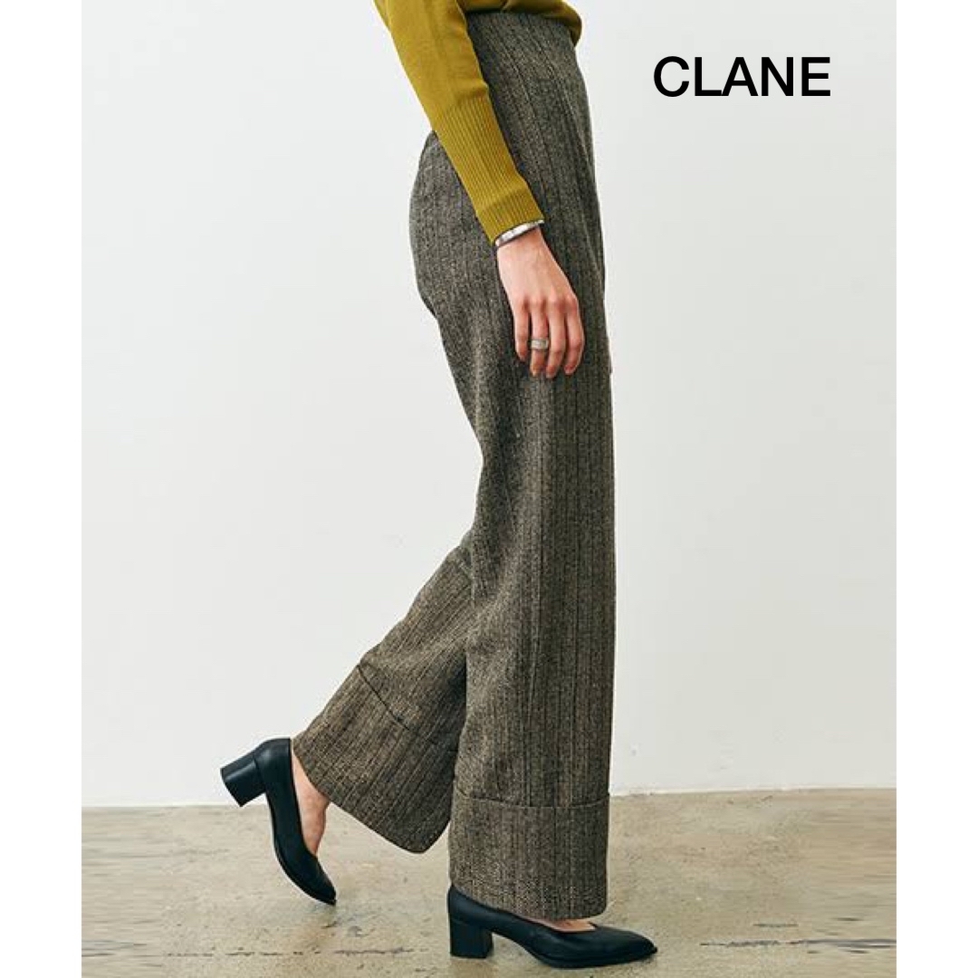 CLANE - CLANE ROLL-UP WIDE PANTS ロールアップ ワイドパンツの通販 ...
