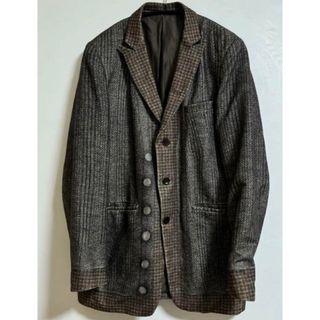 アンダーカバー(UNDERCOVER)のUNDERCOVER 14aw 転写プリントテーラードジャケット(テーラードジャケット)