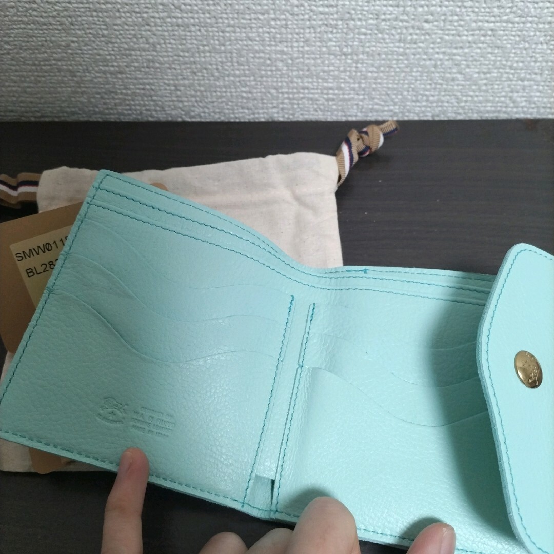 IL BISONTE - 新品 イルビゾンテ 本革 レザー がま口 折り財布