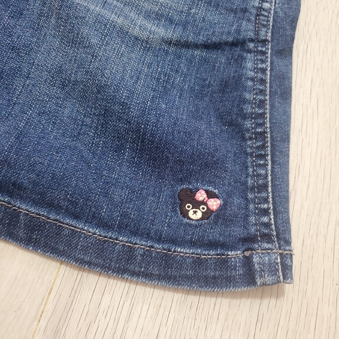 DOUBLE.B - ミキハウス ダブルビー♡ 130サイズ デニムサロペット ... ミキハウス ダブルB サロペット スカート 新品 130