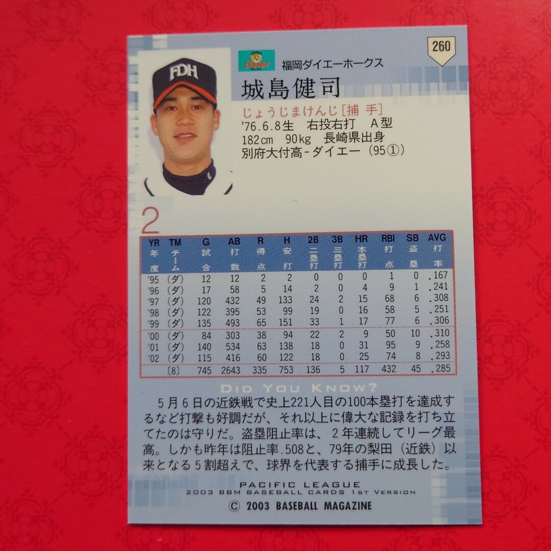 福岡ダイエーホークス Glove 野太い 城島健司 福岡ダイエーホークス Glove 野太い 城島健司