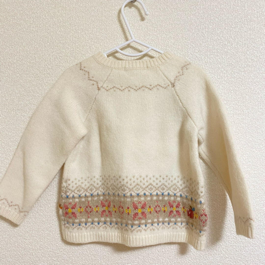 familiar(ファミリア)のファミリア　セーター　90㎝ キッズ/ベビー/マタニティのキッズ服女の子用(90cm~)(ニット)の商品写真