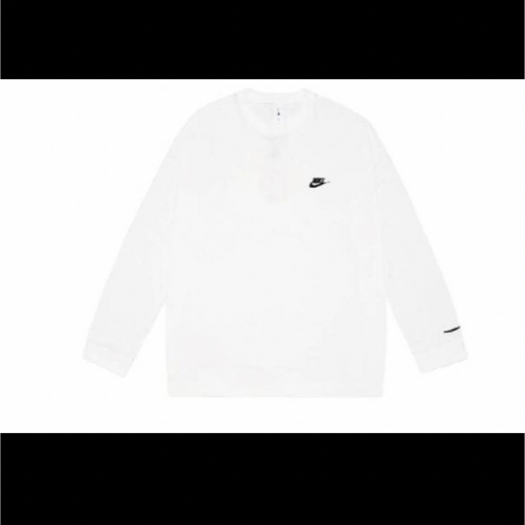 PEACEMINUSONE(ピースマイナスワン)のPEACEMINUSONE PMO x NIKE LS Tee White メンズのトップス(Tシャツ/カットソー(七分/長袖))の商品写真