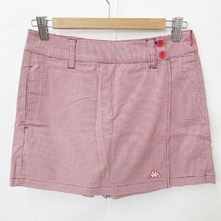 カッパ(Kappa)のカッパ kappa ゴルフ キュロット スカート ショートパンツ 赤 レッド 9(ウエア)