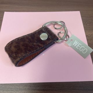 WEGOフェイクレザーキーリング(キーケース)