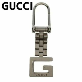 グッチ(Gucci)のグッチ キーホルダー G ロゴ シルバー GUCCI キーホルダー GG 小物(キーホルダー)