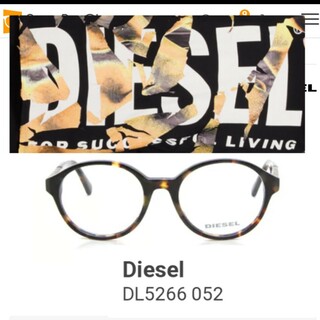 DIESEL ラウンドフレームサングラス DL0276 アイウェア 眼鏡