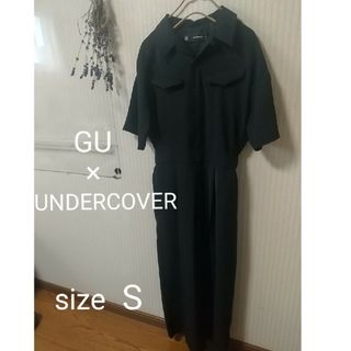 アンダーカバー(UNDERCOVER)のジーユー×アンダーカバー オールインワン ブラック 韓国ファッションレディース(オールインワン)