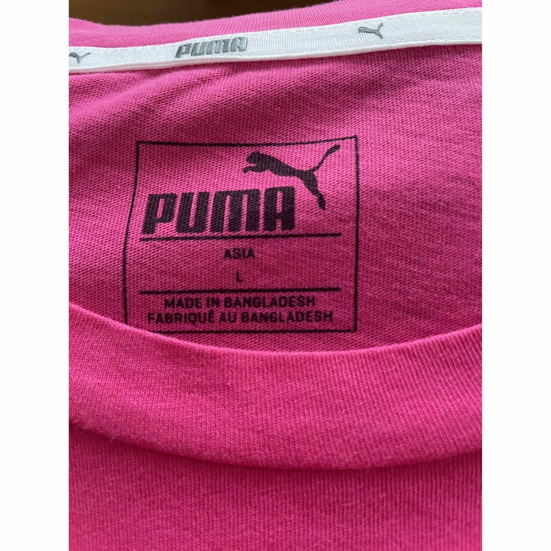 PUMA(プーマ)のPUMA レディースTシャツ  L サイズ　即購入🆗 レディースのトップス(Tシャツ(半袖/袖なし))の商品写真