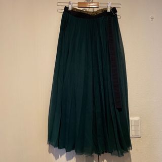 サカイ(sacai)の(ふうにゃ様専用】sacaiプリーツスカート(ロングスカート)