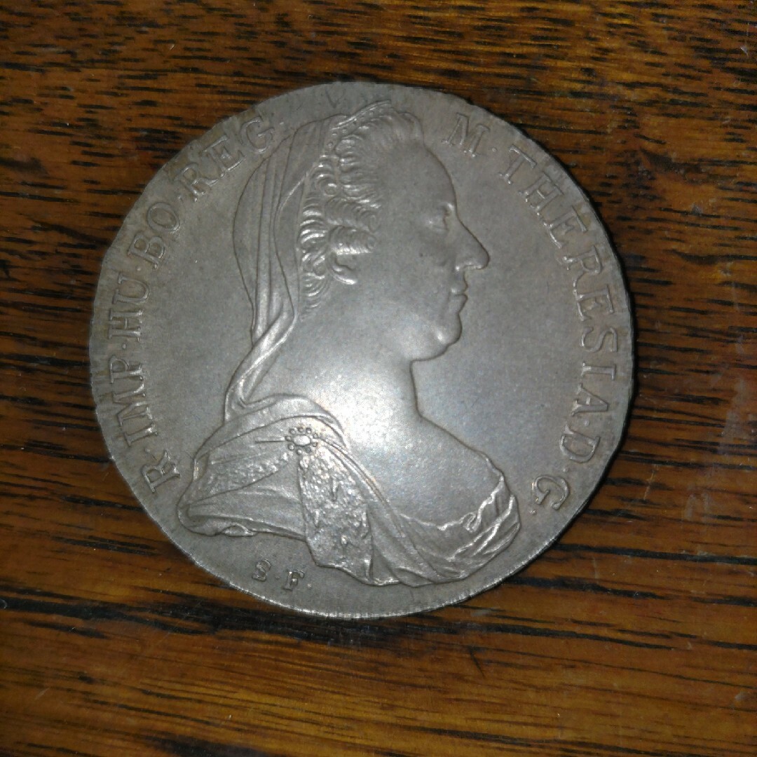オーストリア銀貨 マリア・テレジア 双頭の鷲 1780年 エンタメ/ホビーのコレクション(その他)の商品写真